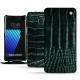 Custodia in pelle Samsung Galaxy Note 7 - Crocodile pino