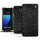 Capa em pele Samsung Galaxy Note 7 - Autruche nero