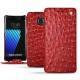 Samsung Galaxy Note 7 leather case - Autruche ciliegia