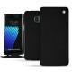Housse cuir Samsung Galaxy Note 7 - Negre poudro