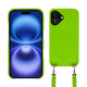 Guscio Apple iPhone 16 con tracolla - Vert fluo ( Pantone #00ab5f ) 