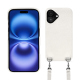 Schutzhülle mit Schulterriemen Apple iPhone 16 - Blanc escumo ( Pantone #D6D6D1 )