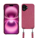Coque avec bandoulière Apple iPhone 16 Plus - Serpent ciclamino ( Pantone #9E4C6E ) 
