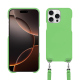 Carcasa Apple iPhone 16 Pro con bandolera - Vert olive ( Nappa - Pantone #a7c58e ) 