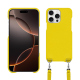 苹果 iPhone 16 Pro 外壳，带肩带 - Jaune fluo ( Pantone #c9ff57 ) 