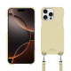 Guscio Apple iPhone 16 Pro con tracolla - Beige PU ( Pantone #ceb888 ) 