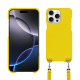 苹果 iPhone 16 Pro Max 外壳，带肩带 - Jaune fluo ( Pantone #c9ff57 ) 