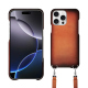 Capa Apple iPhone 16 Pro Max com alça para o ombro - Orange Patine