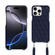 Apple iPhone 16 Pro Max shell with shoulder strap - Cobalt - Couture ( Pantone #2b253f ) 