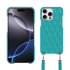 Carcasa Apple iPhone 16 Pro Max con bandolera - Bleu fluo - Couture