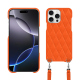 Apple iPhone 16 Pro Max用ショルダーストラップ付きシェル - Orange fluo - Couture ( Pantone #ff5406 ) 