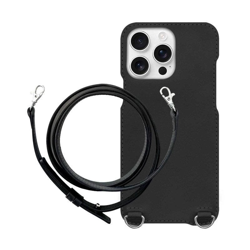 Apple iPhone 16 Pro Max用ショルダーストラップ付きケース