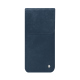 Samsung Galaxy S25 Edge leather pouch - Jean vintage ( Pantone #2f414f  ) 