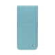 Funda de piel Samsung Galaxy S25 - Bleu ciel ( Nappa - Pantone #abcae9 ) 
