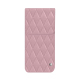 レザーケース Samsung Galaxy S25 - Rose - Couture ( Nappa - Pantone #efbae1 ) 