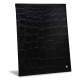 Signature book - Crocodile nero ( Noir / Black) 