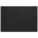 A4-Konferenzmappe - 25 x 35 cm - Noir ( Nappa / Black ) 