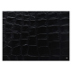 带盖桌垫 - 49 x 35 厘米 - Crocodile nero ( Noir / Black) 