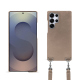 Guscio Samsung Galaxy S25 Ultra con tracolla - Taupe vintage ( Pantone #bda790 ) 