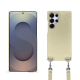 Samsung Galaxy S25 Ultraケース、ショルダーストラップ付き - Ivoire ( Pantone #d6d6c6 ) 