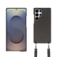 Guscio Samsung Galaxy S25 Ultra con tracolla - Anthracite ( Pantone #41403c ) 