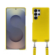 Guscio Samsung Galaxy S25 Ultra con tracolla - Jaune fluo ( Pantone #c9ff57 ) 