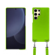 Schutzhülle mit Schulterriemen Samsung Galaxy S25 Ultra - Vert fluo ( Pantone #00ab5f ) 