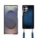 带肩带的三星 Galaxy S25 Ultra 保护套 - Bleu Patine