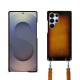 Samsung Galaxy S25 Ultra shell with shoulder strap - Fauve Patine