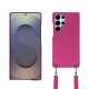 Guscio Samsung Galaxy S25 Ultra con tracolla - Rose BB ( Pantone #DB599F )