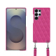 Schutzhülle mit Schulterriemen Samsung Galaxy S25 Ultra - Rose BB - Couture ( Pantone #DB599F )