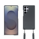 Samsung Galaxy S25 Ultra shell with shoulder strap - Gris Veggie ( Pantone #5e514d ) 