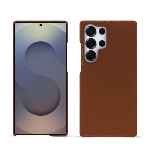 Samsung Galaxy S25 Ultra: cover posteriore di lusso | NoreveMarron ( Nappa - Pantone #8B4720 ) 