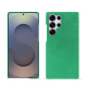 Funda de piel Samsung Galaxy S25 Ultra - Menthe vintage ( Pantone #37b375 ) 