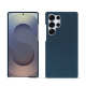 Funda de piel Samsung Galaxy S25 Ultra - Indigo ( Pantone #1f4565 ) 