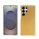 Samsung Galaxy S25 Ultra leather cover - Or Maïa ( Pantone 871C ) 
