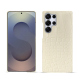 Capa em pele Samsung Galaxy S25 Ultra - Crocodile milk ( Pantone #d6d2c4 ) 