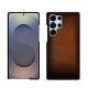 Coque cuir Samsung Galaxy S25 Ultra - Marron Patine