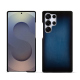 Coque cuir Samsung Galaxy S25 Ultra - Bleu Patine
