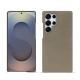 Custodia in pelle Samsung Galaxy S25 Ultra - Darboun sabla ( Pantone #BCB1A1 )