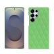 Custodia in pelle Samsung Galaxy S25 Ultra - Vert olive - Couture ( Nappa - Pantone #a7c58e ) 