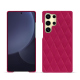 Custodia in pelle Samsung Galaxy S25 Ultra - Rose fluo - Couture ( Pantone #ff16b4 ) 