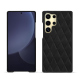Custodia in pelle Samsung Galaxy S25 Ultra - Negre poudro - Couture ( Pantone #111212 )