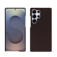 Custodia in pelle Samsung Galaxy S25 Ultra - Marron envoûtant ( Pantone #4e3629 ) 