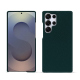 Custodia in pelle Samsung Galaxy S25 Ultra - Vert séduisant ( Pantone #1d3c34 ) 