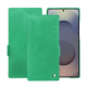 Capa em pele Samsung Galaxy S25 Ultra - Menthe vintage ( Pantone #37b375 ) 