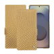 Custodia in pelle Samsung Galaxy S25 Ultra - Serpent sabbia ( Pantone #D2BA92 )
