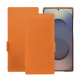 Samsung Galaxy S25 Ultra leather case - Orange PU ( Pantone #ff9351 )