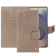 Samsung Galaxy S25 Ultra leather wallet case - Taupe vintage ( Pantone #bda790 ) 