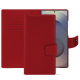 Lederschutzhülle Samsung Galaxy S25 Ultra - Rouge PU ( Pantone #d50032 )